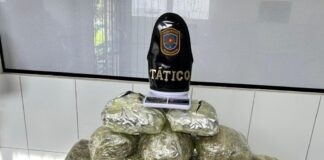 APÓS INFORMAÇÕES REPASSADAS A CENTRAL DISQUE DENÚNCIA, HOMEM É PRESO COM 13kg DE MACONHA