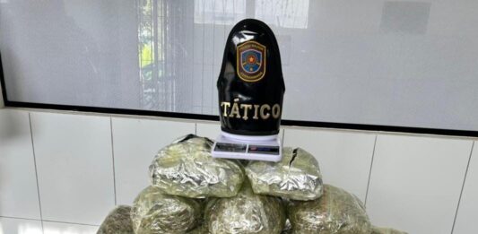 APÓS INFORMAÇÕES REPASSADAS A CENTRAL DISQUE DENÚNCIA, HOMEM É PRESO COM 13kg DE MACONHA