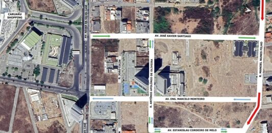 Mudanças de trânsito perto do Caruaru Shopping