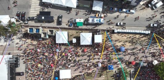 Operação de drones no Pré-Carnaval Multicultural de Caruaru