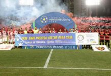 Sport e Náutico empatam por 3 a 3 no primeiro jogo da final do Pernambucano da Série A1