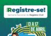 CAMPANHA REGISTRE-SE – EMISSÃO GRATUITA DE CERTIDÕES