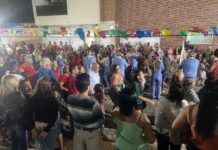 Forró, tradição e 270kg de sabor nos preparativos para a realização da 6ª Edição do Bolo Engorda Marido, no bairro do Salgado