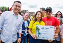 Em Caruaru, governadora Raquel Lyra entrega obras de infraestrutura para mais de 10 mil pessoas na comunidade de Vila Canaã
