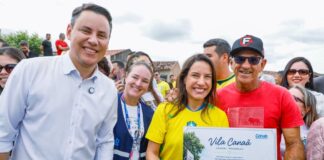 Em Caruaru, governadora Raquel Lyra entrega obras de infraestrutura para mais de 10 mil pessoas na comunidade de Vila Canaã