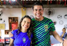 Em clima de festa, Rodrigo Pinheiro recebe governadora Raquel Lyra no Alto do Moura