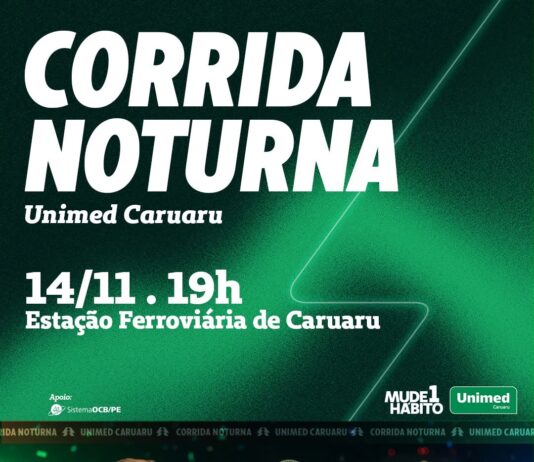 Corrida Noturna Unimed Caruaru chega deve reunir 1.500 atletas em Novembro