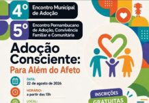 Caruaru recebe encontros sobre adoção com programação voltada à convivência familiar e comunitária