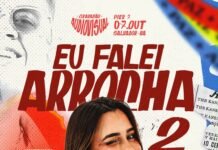 Cantora pernambucana Dani Aguiar desembarcou em Salvador para gravação do DVD “Eu Falei Arrocha 2”